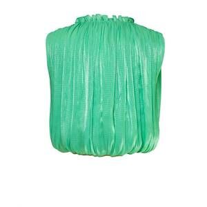 NEW CURRENT AIR women's sleeveless shirred top in green